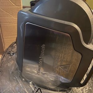 Free Ship Dual Breakfast Sandwich Maker, Silver. Great for ChristmasModel 25490A